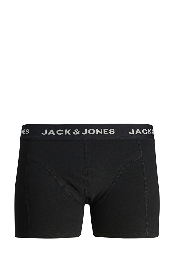 Jack & Jones JACSOLID TRUNKS 3 PACK OP Siyah Erkek Boxer