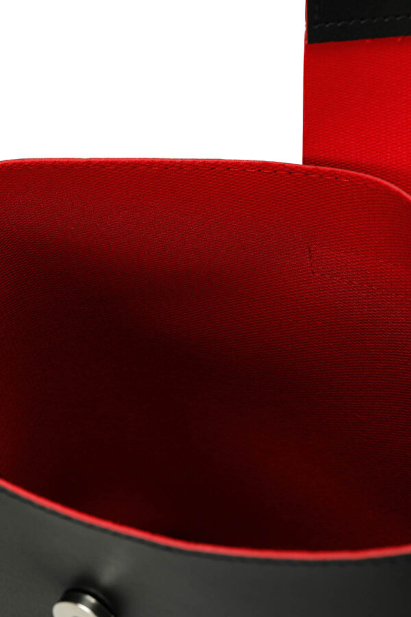 Butigo CLT RENKLI BUCKET OMZ 5FX Siyah Kadın Omuz Çantası