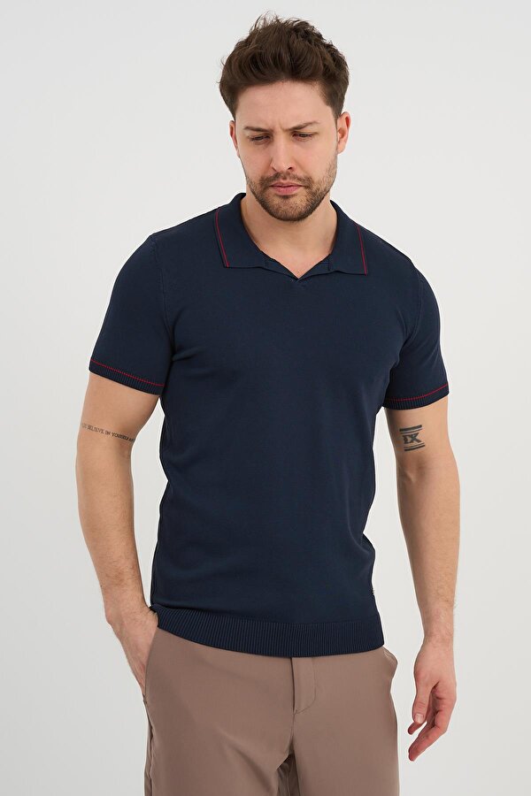Alexander Gardi ALEXANDERGARDI Resort Yaka Triko T-shirt