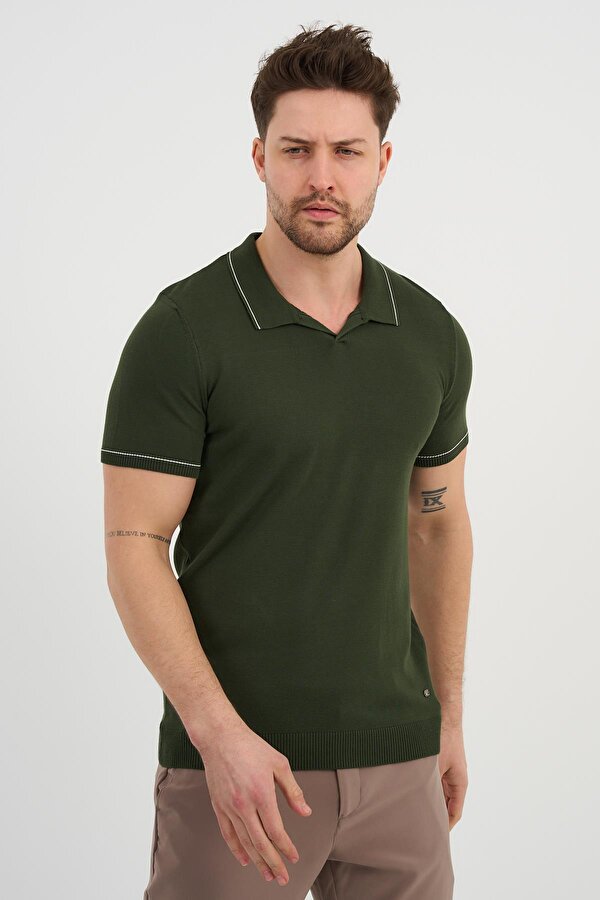 Alexander Gardi ALEXANDERGARDI Resort Yaka Triko T-shirt