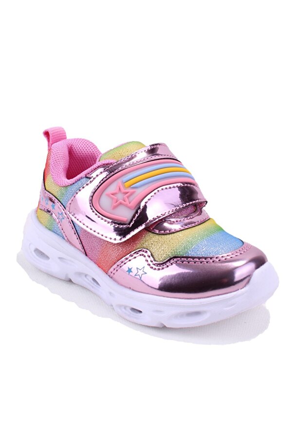 VICCO Kita 346B23Y181 Pembe Işıklı Ortopedik Günlük Kız Çocuk Spor Ayakkabı