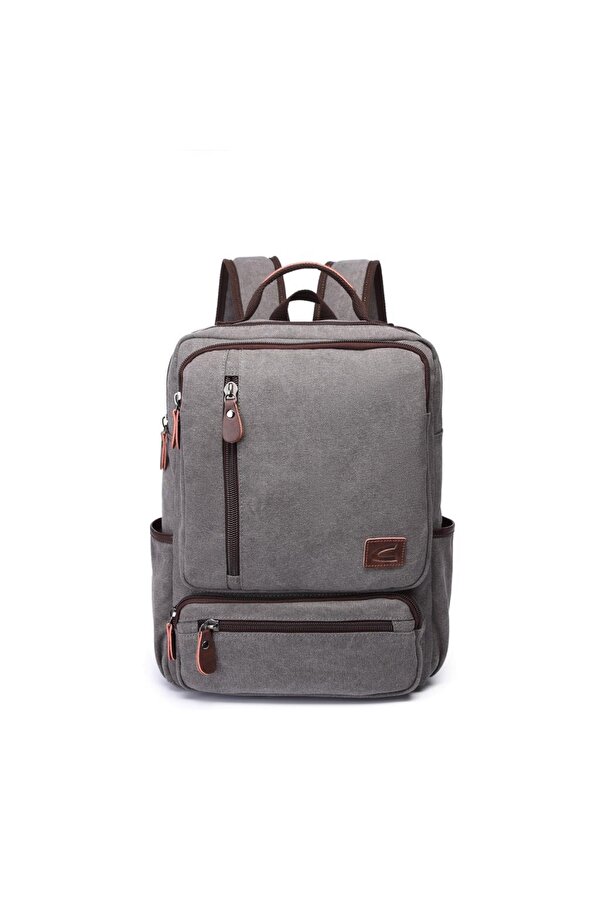 Cactive C-Active Kanvas Kumaş Büyük Boy Sırt Çantası 1260 Gri