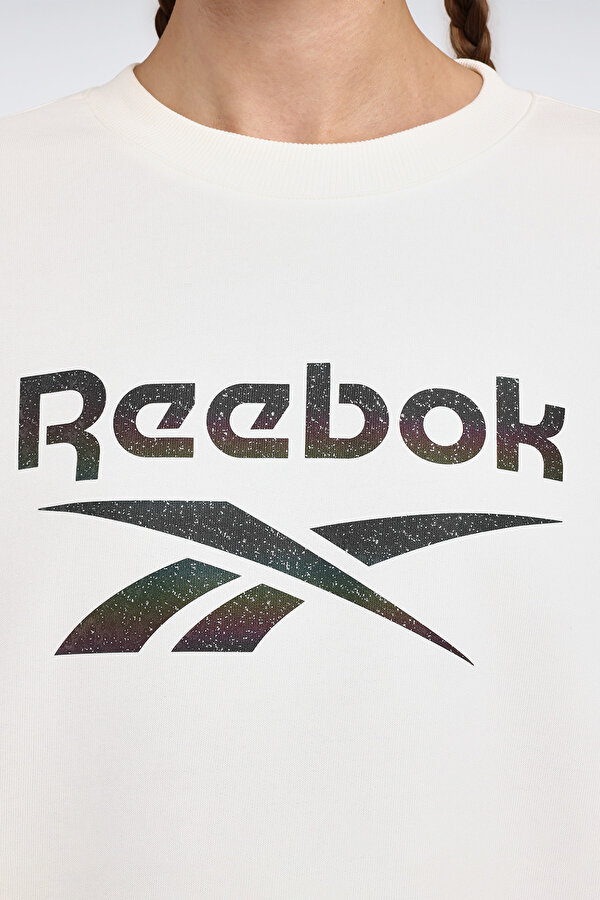 Reebok NEW ID REG CREW Ekru Kadın Sweatshirt
