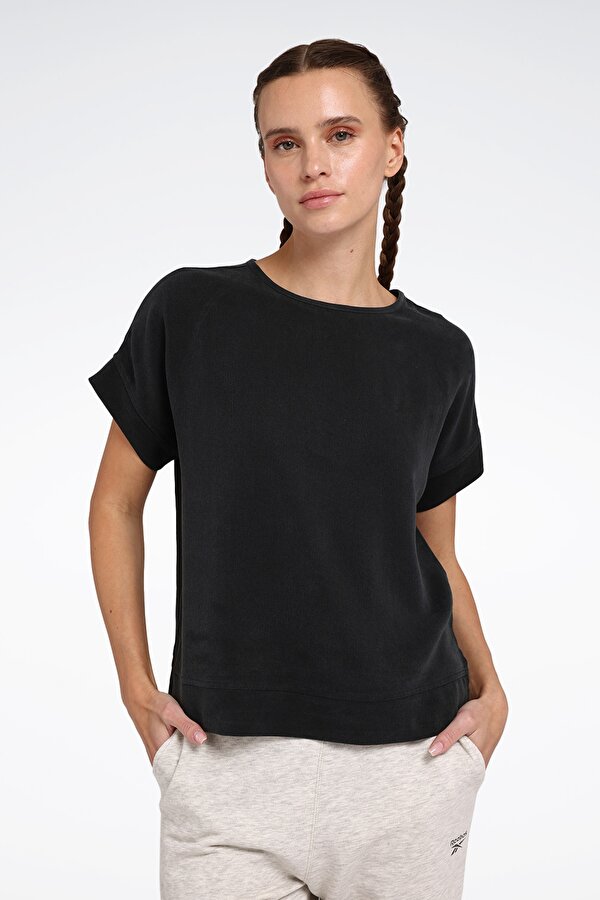 Reebok CAROL TEE Antrasit Kadın Kısa Kol T-Shirt