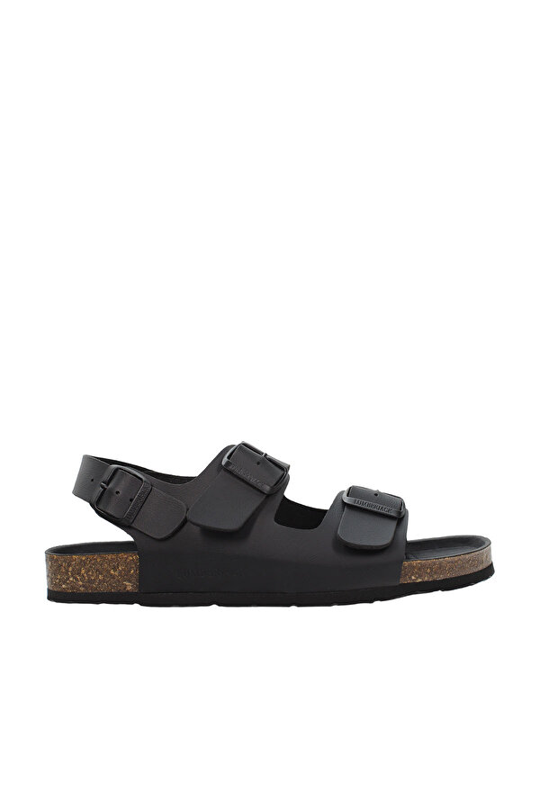 Lumberjack SLINGBACK SANDAL 2 BANDS TOTAL BLACK Man Sandals