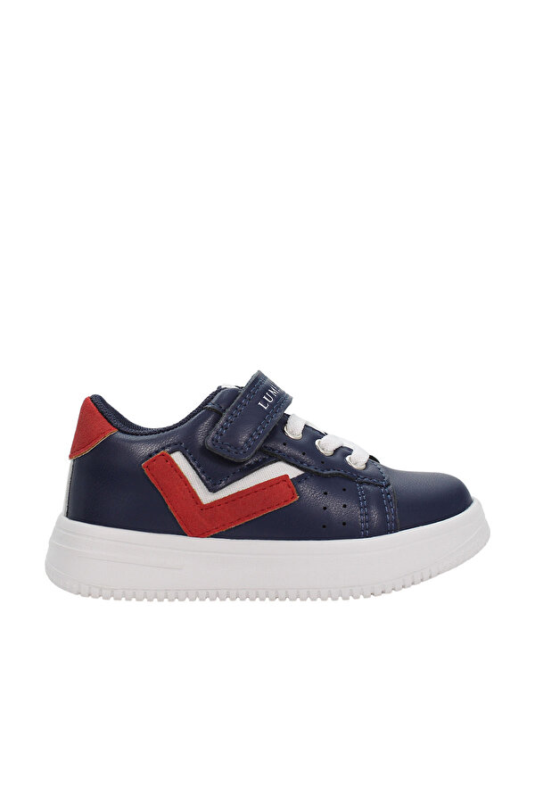 Lumberjack 1 VELCRO AND ELASTIC LACE NAVY BLUE Boy Sneaker