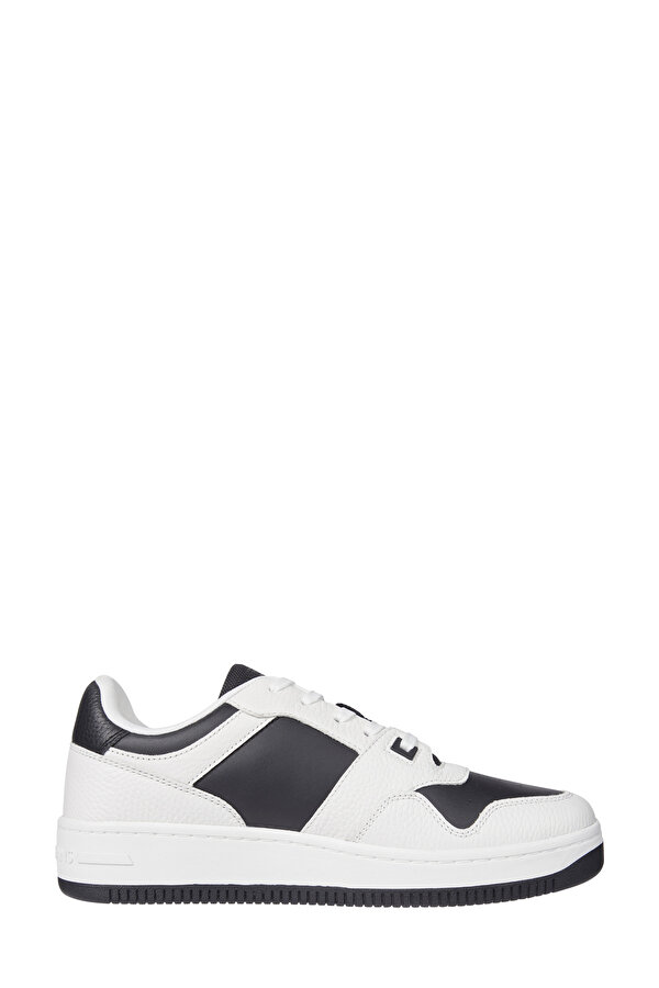 Tommy Hilfiger TJM RETRO BASKET CUPSOLE Beyaz Erkek Sneaker
