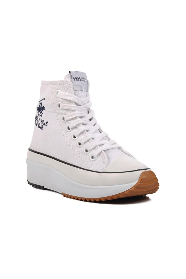 Beverly Hills Polo Club PO-30100 Beyaz Unisex Hi Sneaker