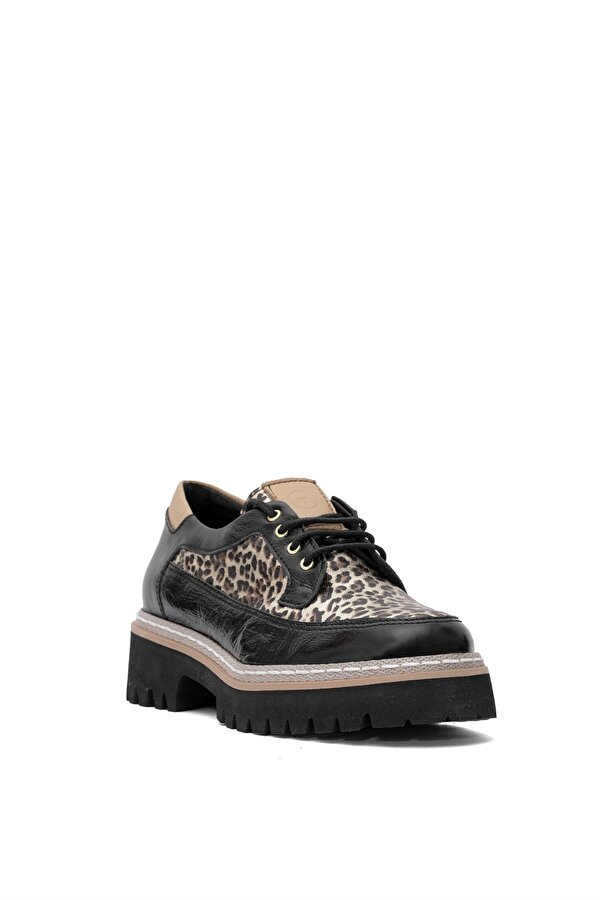 Mammamia D25YA-3795 Kadın Hakiki Deri Casual Ayakkabı Altın