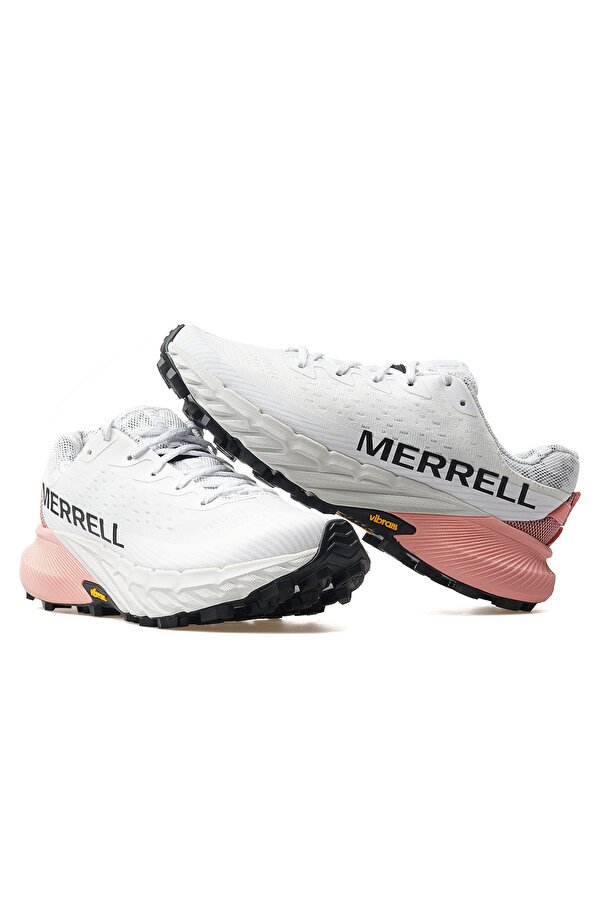 Merrell Agility Peak 5 Kadın Koşu Ayakkabısı 25y J068374 Z Beyaz/pembe