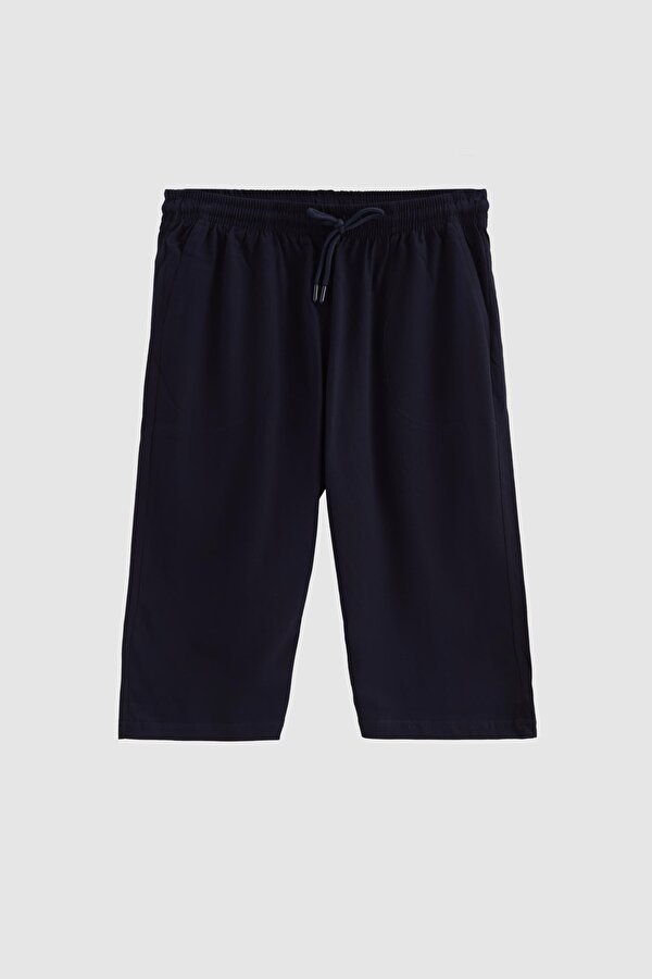 TWN Lacivert %100 Pamuklu Kısa Kollu 2'Li Pijama Takimi