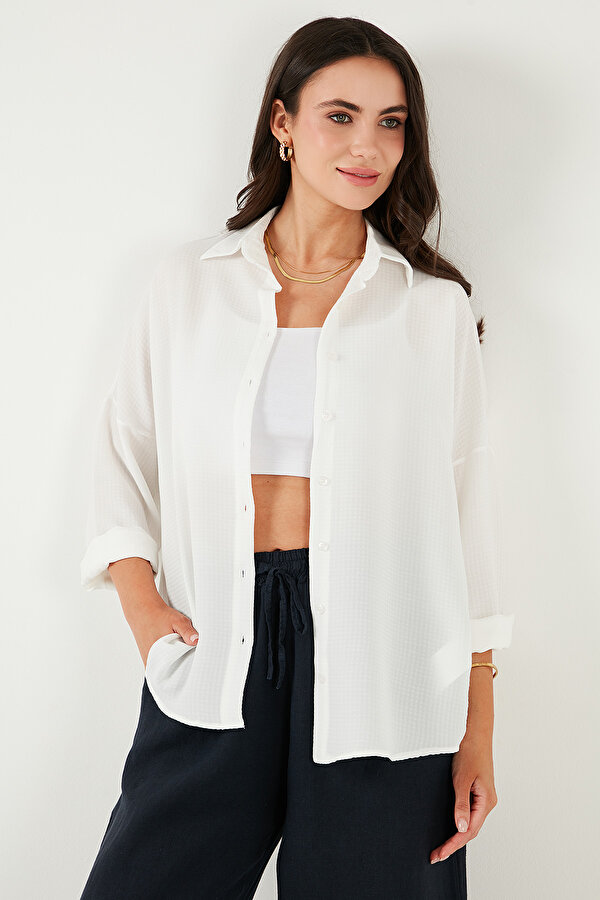 Lela Bayan Gömlek 6772931 EKRU
