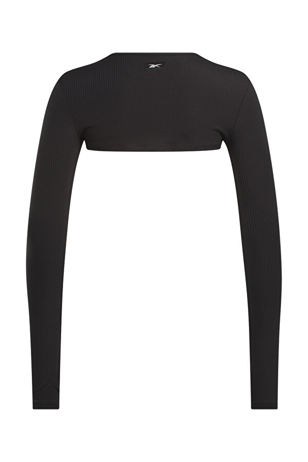 Reebok Rib Shrug Черный Женщина Лонгслив