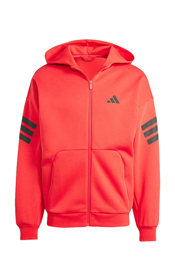 adidas M FI 3S FZ          PURRU Kırmızı Erkek Fermuarlı Sweatshirt