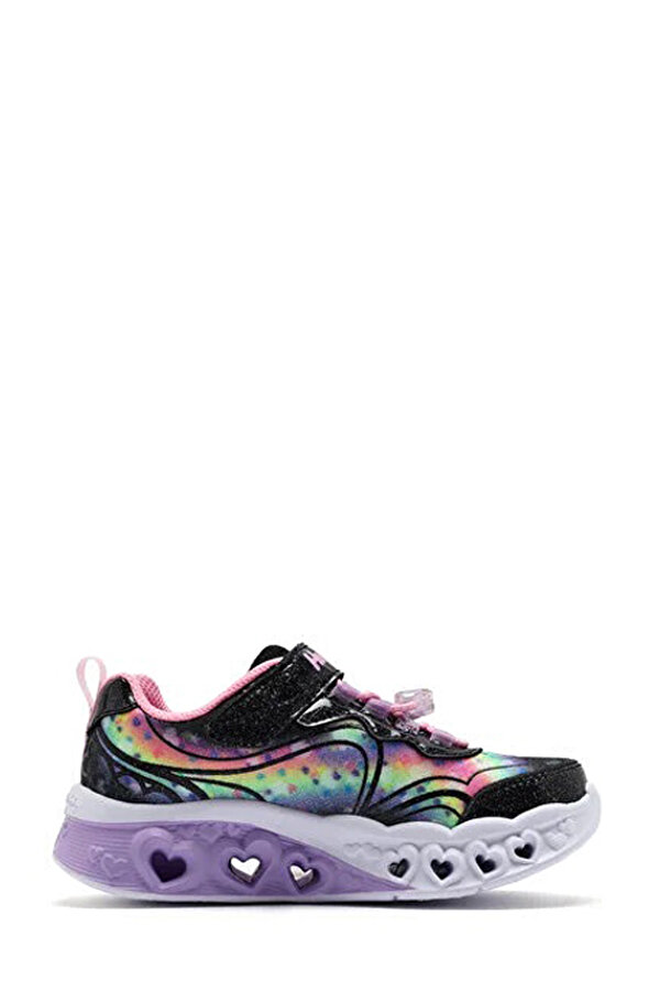 Skechers FLUTTER HEART LIGHTS Siyah Kız Çocuk Sneaker