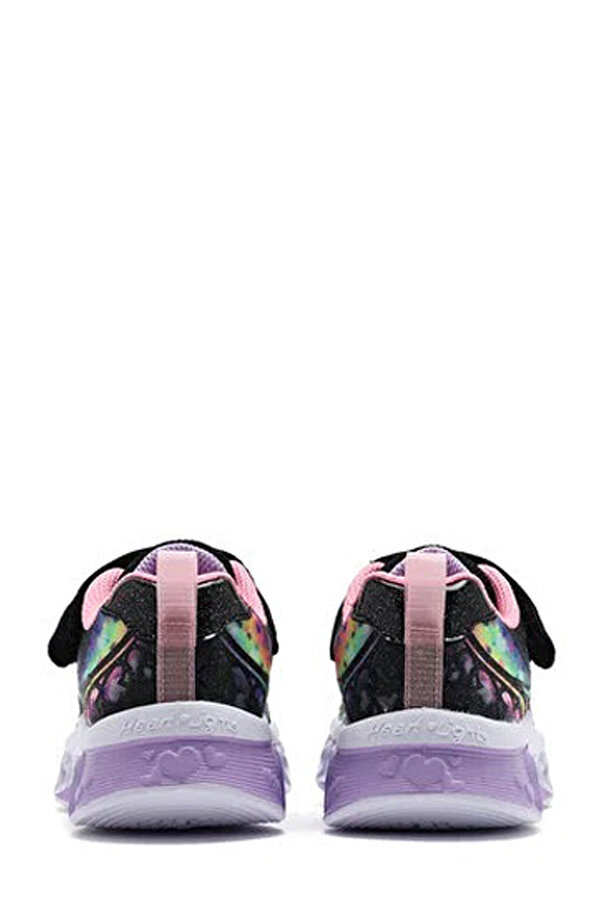 Skechers FLUTTER HEART LIGHTS Siyah Kız Çocuk Sneaker