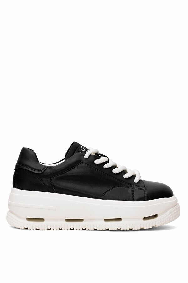 Lufian 121230007 Agatha Kadın Hakiki Deri Klasik Sneaker Siyah