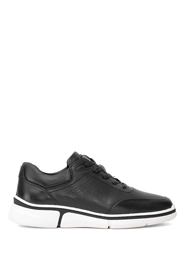 Voyager M084C Erkek Hakiki Deri Casual Ayakkabı Siyah