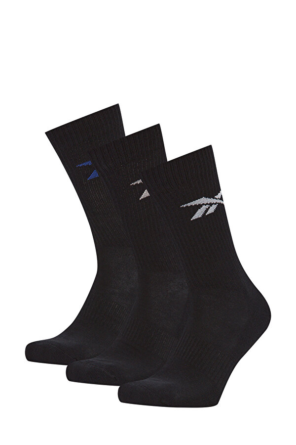 Reebok 3 pp Unisex Crew Socks BLACK Unisex 034