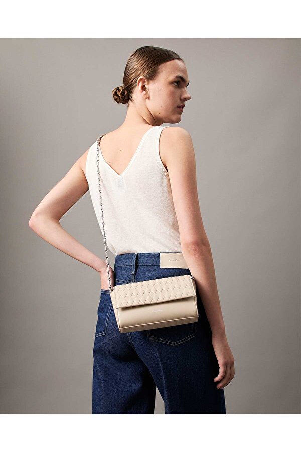 Calvin Klein Quilt Chain Mini Çapraz Askılı Çanta