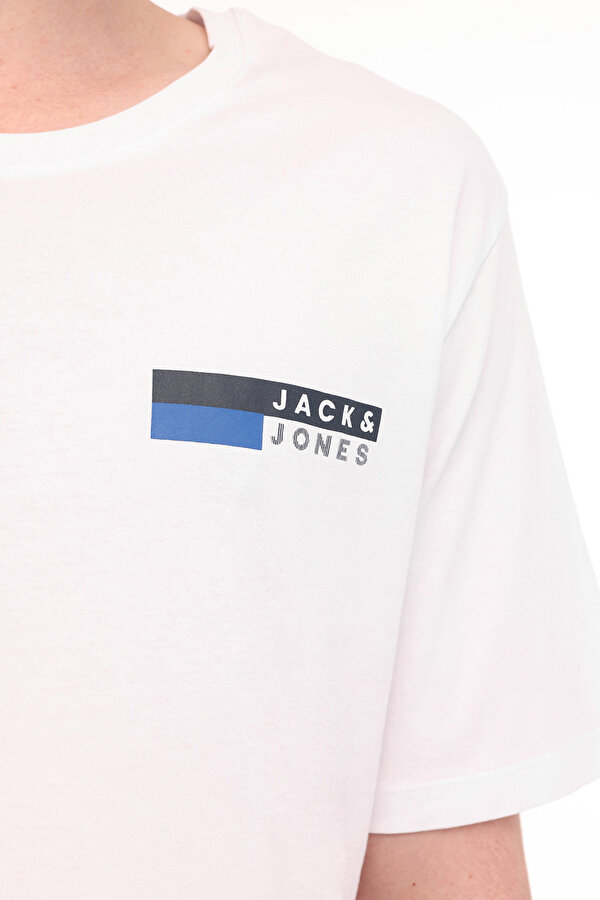 Jack & Jones JJECORP LOGO TEE PLAY SS Beyaz Erkek Kısa Kol T-Shirt