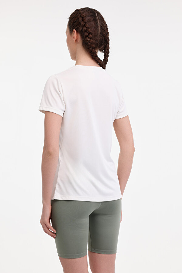 Kinetix WB PES C NECK 11SN230 5FX Ekru Kadın Kısa Kol T-Shirt