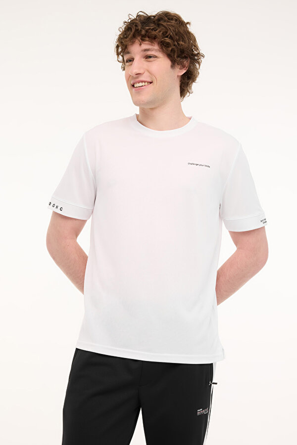 Kinetix ML PAULX 11ATL104 5FX Beyaz Erkek Kısa Kol T-Shirt