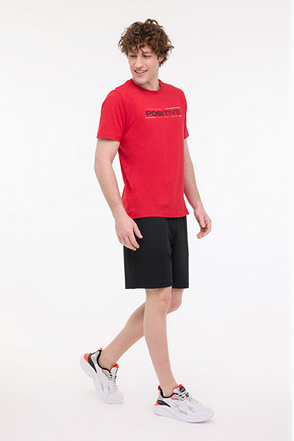 Kinetix ML SAVIO 11ATL103 5FX Kırmızı Erkek Kısa Kol T-Shirt
