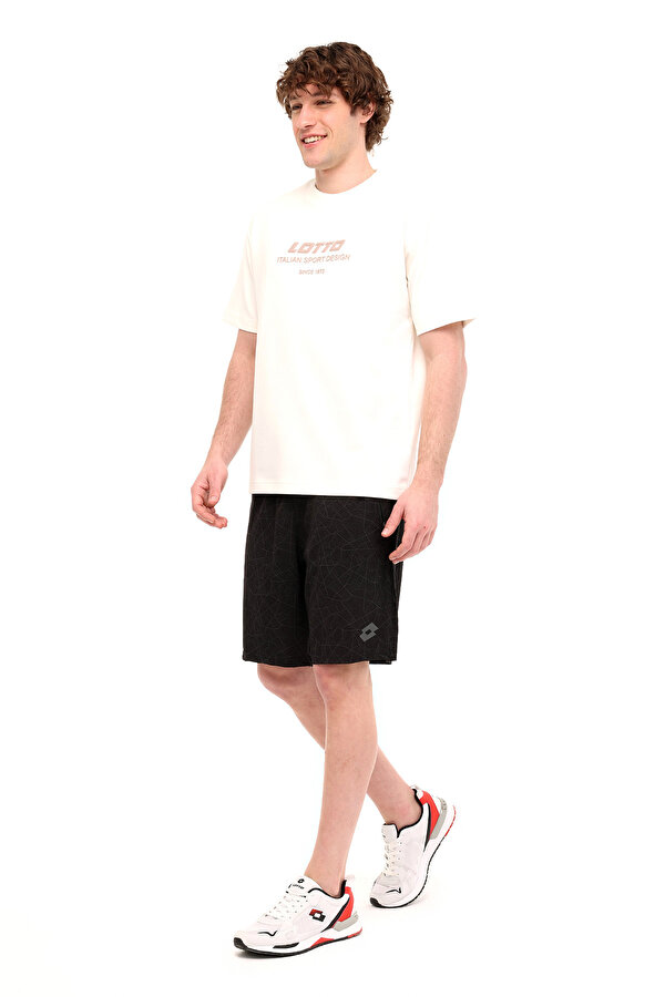 Lotto M-ZAHIN TEE 5FX Ekru Erkek Kısa Kol T-Shirt