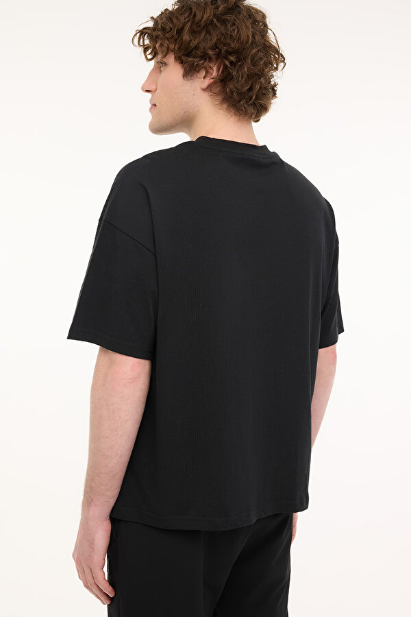 Lotto M-CROSSA TEE 5FX Siyah Erkek Kısa Kol T-Shirt