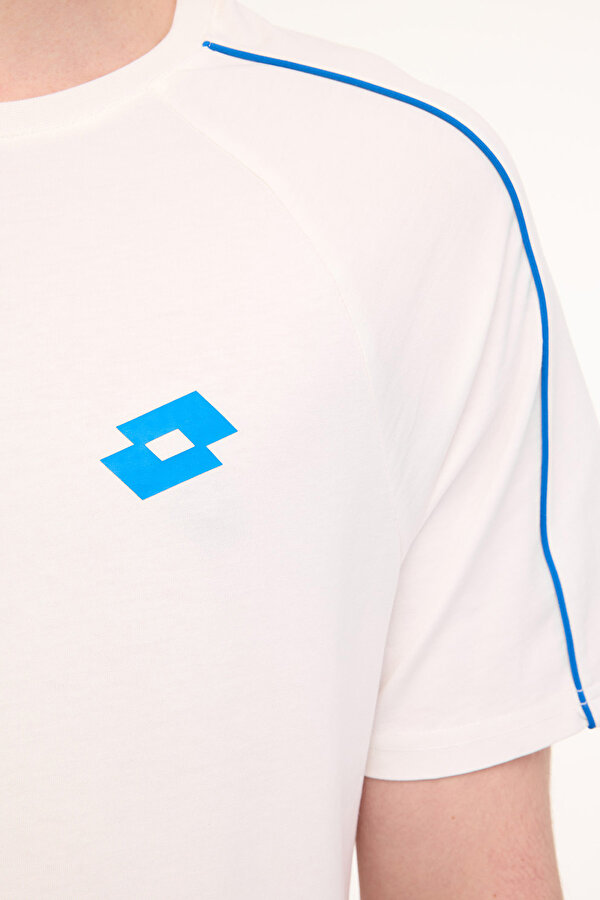 Lotto M-YINKAS TEE 5FX Ekru Erkek Kısa Kol T-Shirt