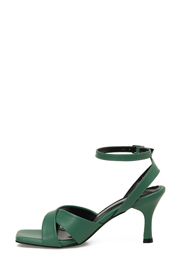 Butigo 25S-278 5FX Yeşil Kadın Topuklu Sandalet