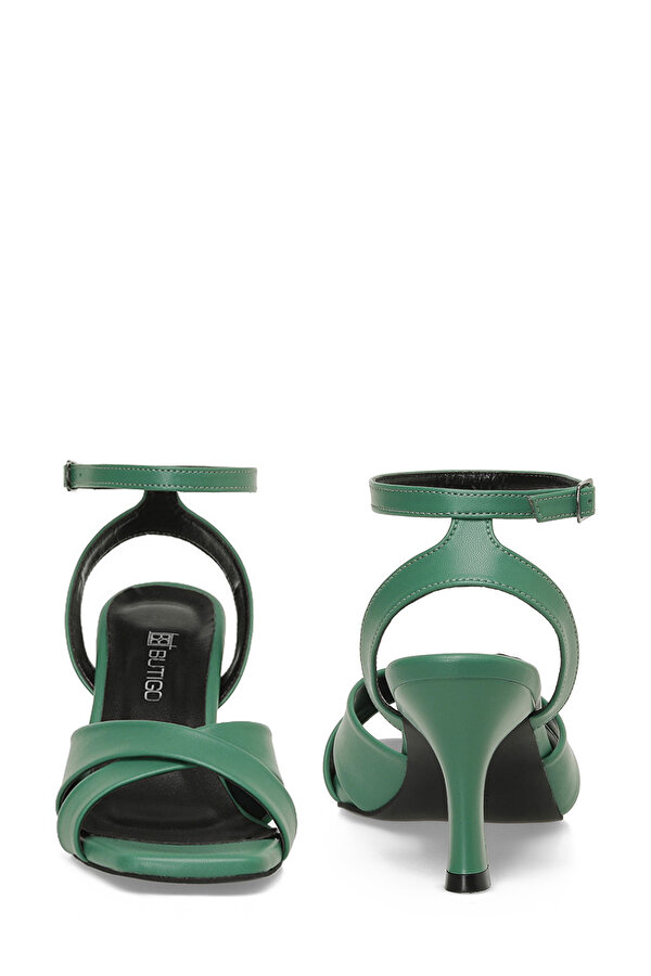 Butigo 25S-278 5FX Yeşil Kadın Topuklu Sandalet