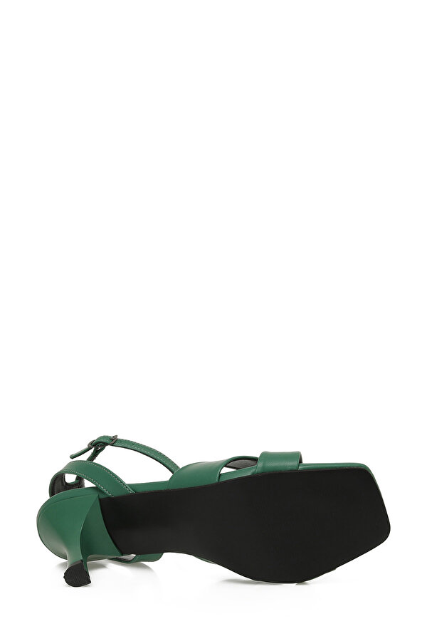 Butigo 25S-278 5FX Yeşil Kadın Topuklu Sandalet