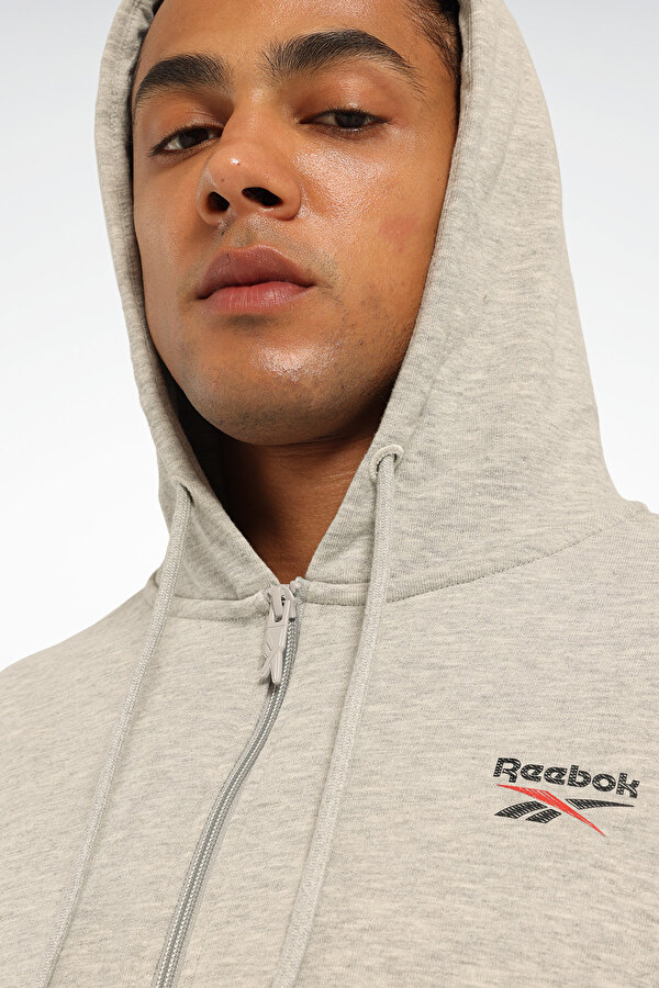 Reebok NEW ID REG FZ Gri Erkek Eşofman Üstü
