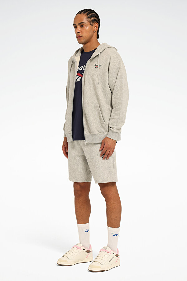 Reebok NEW ID REG FZ Gri Erkek Eşofman Üstü