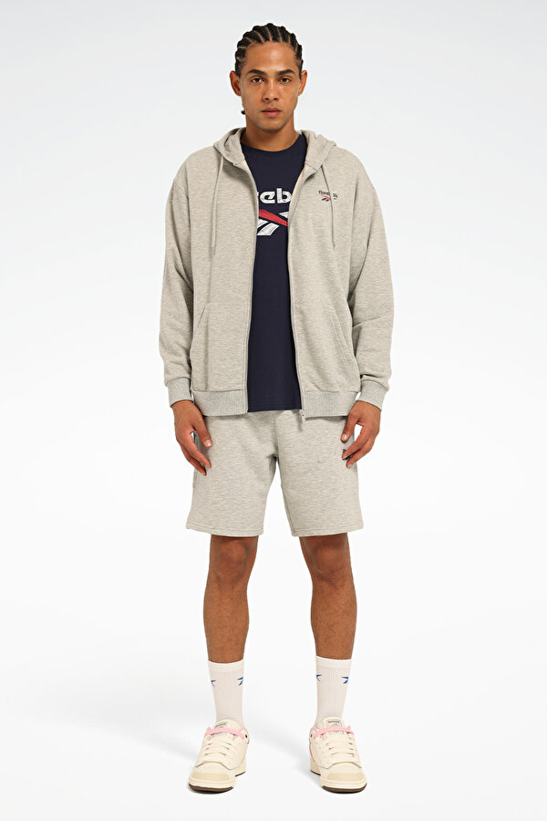 Reebok NEW ID REG FZ Gri Erkek Eşofman Üstü