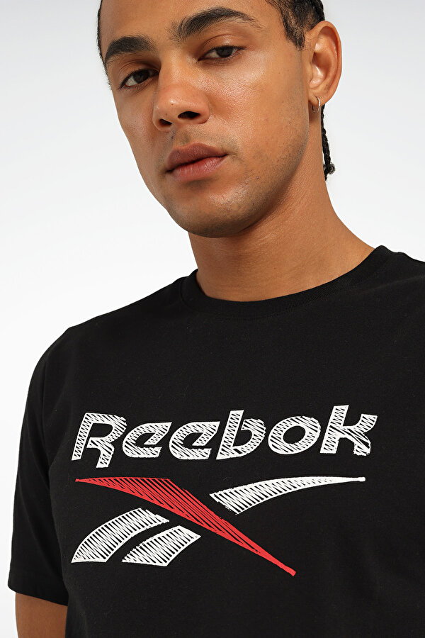 Reebok NEW ID REG TEE Siyah Erkek Kısa Kol T-Shirt