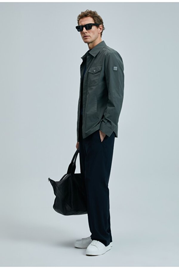 Lufian 111120067 Alex Mevsimlik İnce Yağmurluk Gömlek Erkek Mont