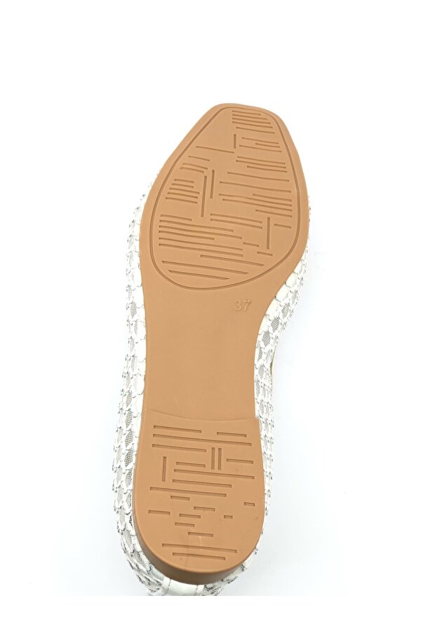 Feles Dantel Detaylı Kadın Babet Ayakkabı