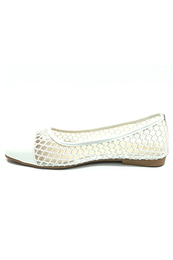 Feles Dantel Detaylı Kadın Babet Ayakkabı