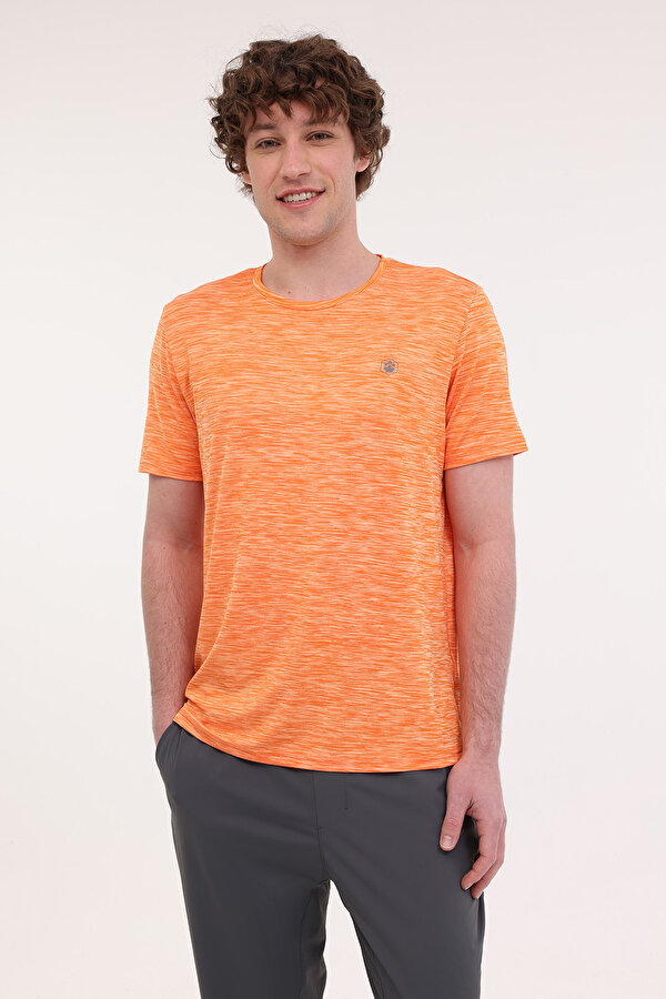 Lumberjack MB CT1328 MLN T-SH 5FX TURUNCU MULINE Erkek Kısa Kol T-Shirt