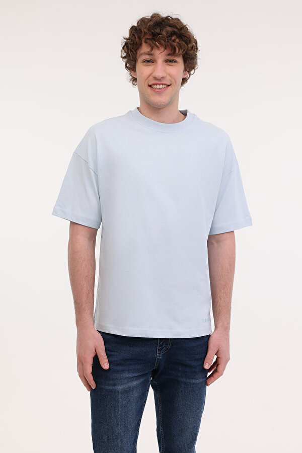 Lumberjack MB ROS 11HS113 5FX Mavi Erkek Kısa Kol T-Shirt