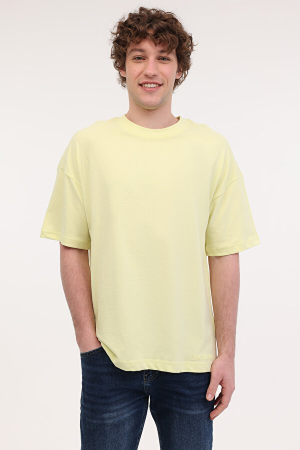 Lumberjack MB ROS 11HS113 5FX Sarı Erkek Kısa Kol T-Shirt