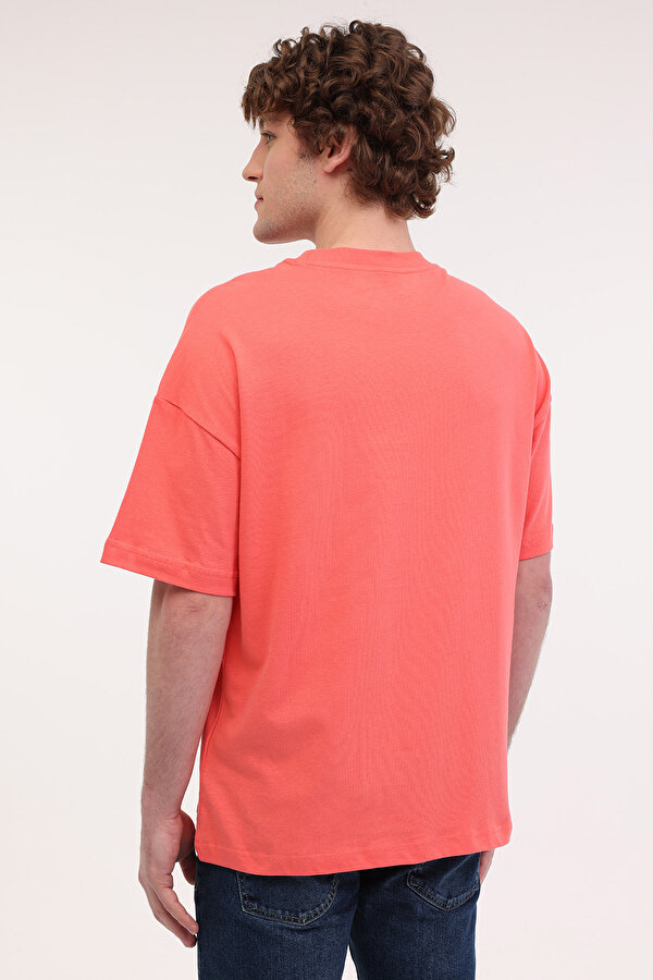 Lumberjack MB ROS 11HS113 5FX CORAL Erkek Kısa Kol T-Shirt