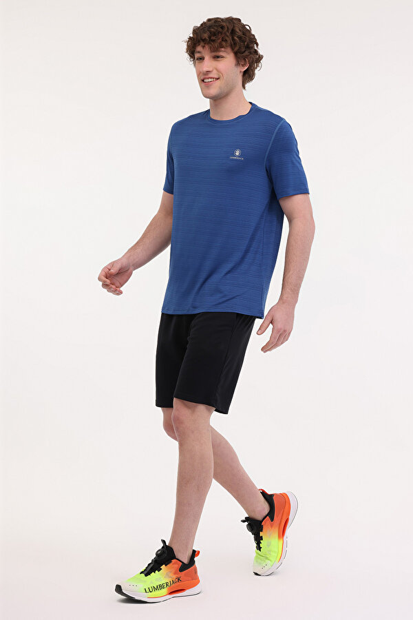 Lumberjack ML TIM 11ELG1010 5FX Saks Erkek Kısa Kol T-Shirt
