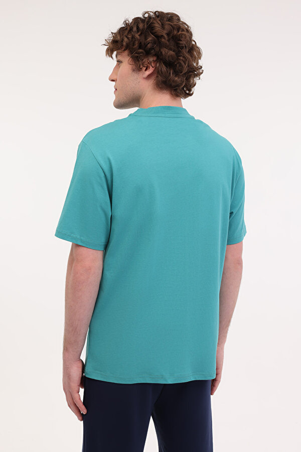 Lumberjack ML ROGER 11OTD2-31 5FX AQUA Erkek Kısa Kol T-Shirt