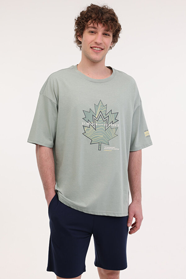 Lumberjack ML BERA 11TRV38 5FX Yeşil Erkek Kısa Kol T-Shirt