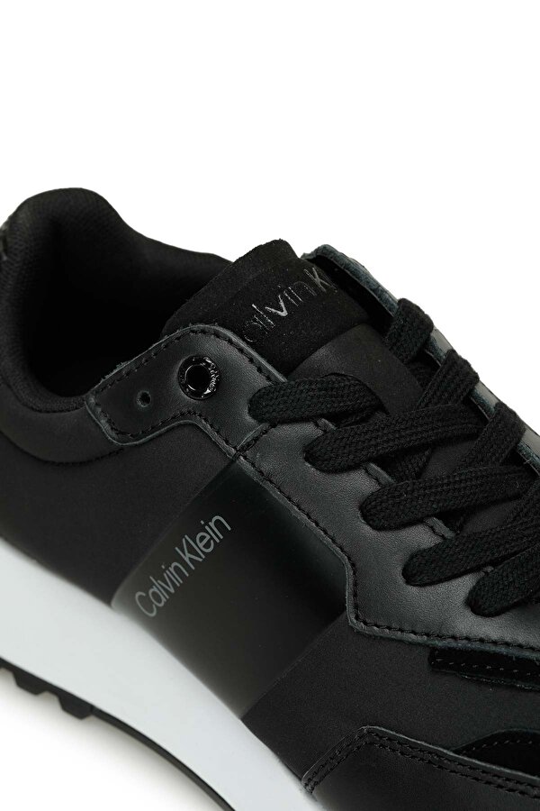 Calvin Klein LOW TOP LACE UP NYLON WOV Siyah Erkek Sneaker