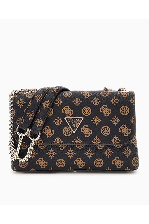 Guess Eco Erica Zincir Detaylı Omuz Çantası